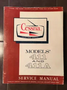 1966 Cessna Aircraft 411 and 411A Service Manual